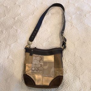 Authentic leather Coach purse
